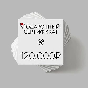 Подарочный сертификат на 120000 ₽ на покупку магнитной системы светильников